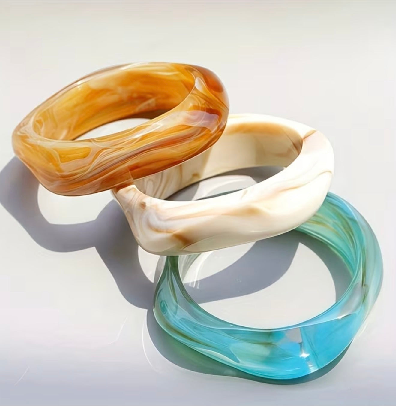 Pulseras en resina