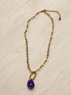 Amethyst & Chain