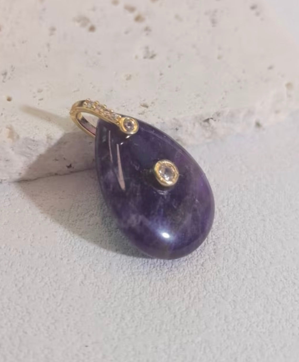 Amethyst & Chain